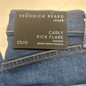 Size 25 Veronica Beard Carly Kick Flare Jeans